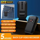 Rechargeable Body Camera Hd 1080p Audio Video Dvr Ir Night Vision Magnetic Cam