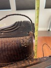 Two Vintage Mid 20th Century Thai Tribal Baskets