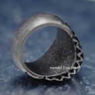 Mendel Gothic Mens Biker Skull Number 13 Ring For Men Stainless Steel Size 7-15