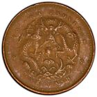 Scarce 1906 China Hupeh 1 Cash Pcgs Xf Y-121