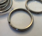 Lot 55 Key Rings 32mm   1-1 4  Split Ring Nickel Plated Heavy Duty Ring