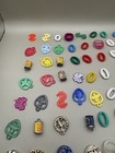 Lot Of 100 Pcs Vintage Cracker Jack Charm Prizes Toys Mixed 60s