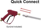 Pressure Washer Extension Wand  17 Inch Stainless Steel  Power Lance  2 Pack