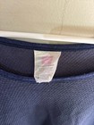 Vintage Hanes Her Way Navy Blue Waffle Knit Raglan Crewneck Sweatshirt