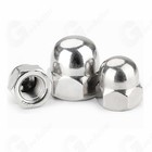 Acorn Dome Cap Head Hex Nuts 316 Stainless Steel Din 1587 1 4 -20 To 3 4 -10