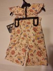 Gerber Mm 2 Pc  Pant Shirt Rose Baby Girl 12 Mo Set