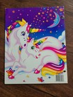 Vintage 90   s Lisa Frank Folder 3 Hole Rainbow Unicorns Markie With Baby Rare