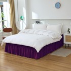 Meila Full Bed Skirt Wrap Around Ruffle 14  Drop Elastic Dust Ruffle Easy Fit Pu