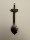 Vintage 4    Cleveland Ohio Souvenir Spoon     Terminal Tower Handle     Ohio Map Bowl
