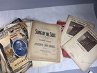 Sheet Music Lot Turn Of Century 1900 s Antique Lot Piano  Vocal  Brass  Violin