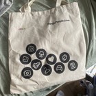 New Lot Of 4 Ebay Logo Canvas Tote Bag Natural Ebay Things People Love