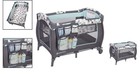 Foldable Travel Play Crib With Changing Table     Trend-e Infant Nursery Center