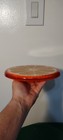Vintage 1960   s Gamma Associates Lucite Orange Slice Trivet 8    Diameter 