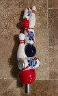 Pabst Beer Cans Bowling Ball   Pins Tap Handle Bar Pub Game Room Man Cave New 