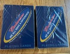 Two Sealed New Vintage Budweiser Beer Playing Cards Blue Deck Of Cards