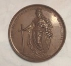 Joh  Von M  Lorck Bronze Commemorative Medal 2-sided Dated 4 Jnner 1880