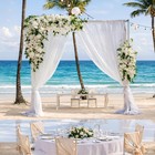 Pipe And Drape Backdrop Stand  10x10ft Heavy Duty Adjustable Backdrop Frame W   