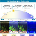 Aquarium Led Light Fish Tank Full Spectrum Lighting With 24 7 Day-night Cycle Mo