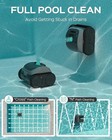 Share Wybot C2 Robotic Pool Cleaner  Cordless Pool Vacuum For Inground Pools