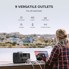 Bluetti Eb3a 600w 268wh Portable Power Station Solar Generator For Travel Backup