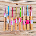Bamboo Handle Silvalume Crochet Hooks By Susan Bates