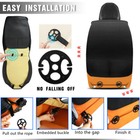 Universal Car Seat Cover 5 Seats Full Set Pu Leather Front Rear Back Cushion
