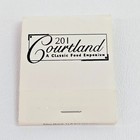201 Courtland Atlanta Georgia Restuarant Advertising Vintage Matchbook - Nos