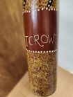 Vtg  Authentic Didgeridoo Musical Instrument Aboriginal Australia Signed J crow
