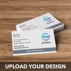 Custom Business Cards - 16pt Glossy - Made In The Usa  50 To 10 000 White 