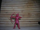 Marx 1953 Indian Bowman 60mm Playset Fort Apache Camp Series Rbr vinyl Red