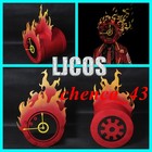 Eva Game Character Dante Helmet Alarm Clock Head Cover Cosplay Party Mask Props