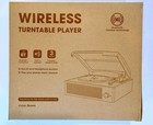 Bluetooth Vintage Vinyl Record Belt Player 3-speed Turntable Aux Input - New
