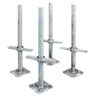 Metaltech Adjustable Scaffold Leveling Jack 24-in Galvanized Steel  4-pack    