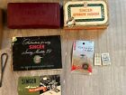 Vintage Heavy Duty Singer 301a Sewing Machine W  Case   Original Accessories 