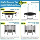 Machrus Upper Bounce Trampoline Safety Enclosure Net  Fits 13 Ft Round Frame    