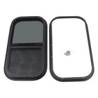 2  Rv Vertical Slider Window Camper Enclosed Cargo Trailer mounting Trim Rings