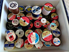 Vintage Sewing Storage Box With 41 Spools Of Thread Used And Unused Varied Color