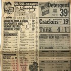 Vintage Newspaper Advertisement Thrif-tee Food Stores Grocery Sales Specials