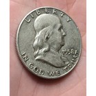 1958 D Franklin Half Dollar 90  Silver Us Coin Denver Mint
