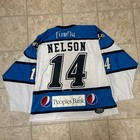 Game Used Wenatchee Wild Nahl Minor League Hockey Jersey Size 52  14 Nelson