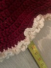 Huge 32    Beautiful Vintage Crochet Bed Doll Christmas Colors Handmade Clean