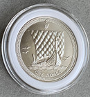 1987 Isle Of Man 1 Oz  Platinum Noble 0 9995 Fine Platinum