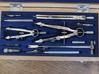 Vintage Alvin 929js Precision Instruments Drafting Set In Made In Germany