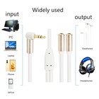 3 5mm Headphone Stereo Audio Splitter Adapter 3 5mm 1 Male To 2 Female Y Spli   