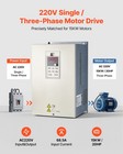 Vevor 20hp 15kw 68 5a Vfd  Single 3-phase 220v Input To 3-phase 220v Output