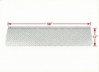 Pit Posse Hinged Aluminum Trailer Door Slider Plate Extension 58  X 12 