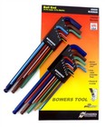 Bondhus 22pc Colorguard Hex Wrench Set Ball End Metric Sae L Standard Inch Usa