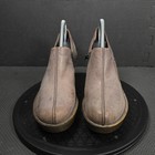 Born Shoes Womens Size 8 Brown Leather Platform Block Heel Zip Booties W82527