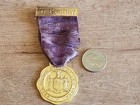 Odd Fellows Ribbon Pin Badge Medal Fob 1923 Encampment Onconta Ny Ioof Vintage