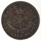 1857 Bank Of Upper Canada One Half Penny Bank Token Km tn2